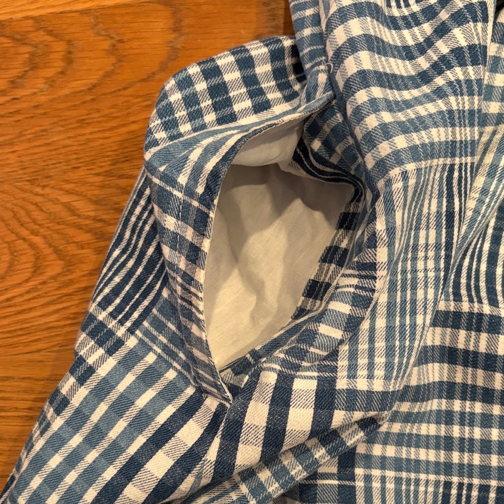 J. Crew Indigo Patchwork Dress - image 8